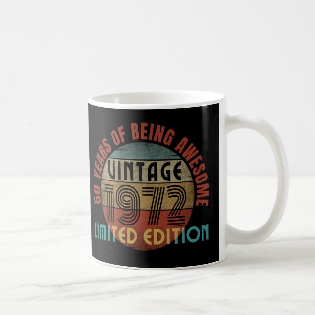 Caneca De Café 50 anos sendo incrível   (Direita)