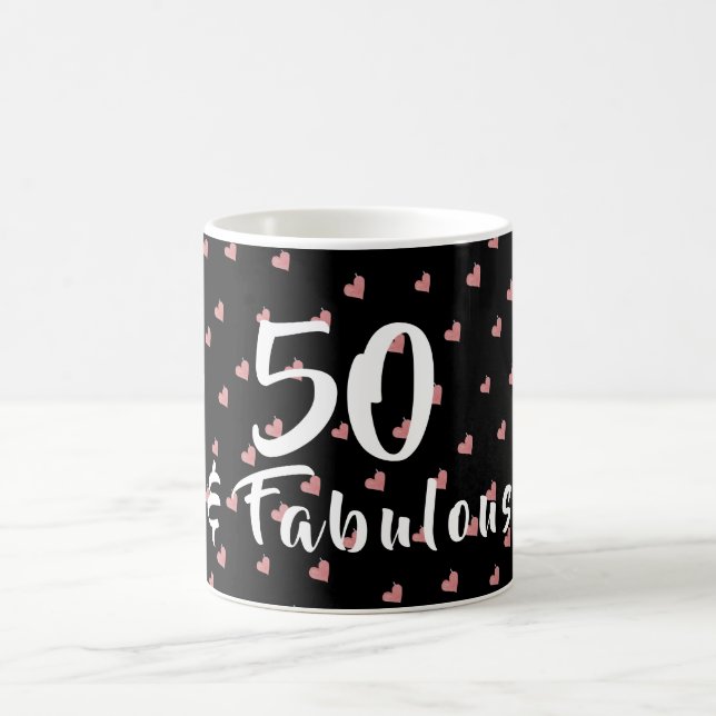 Caneca De Café 50 e aniversário fabuloso (Centro)