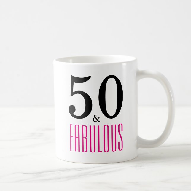 Caneca De Café 50 e Fabuloso 50... (Direita)