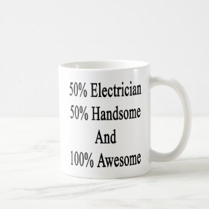 Caneca De Café 50 eletricista 50 considerável e 100