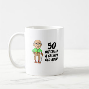 Caneca De Café 50.o Aniversário Oficialmente Grumpy