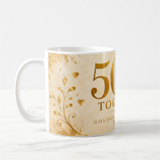 Caneca De Café 50 Year Anniversary Mug Golden Wedding Anniversary