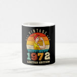 Caneca De Café 50 Year Old 1972 Vintage 50th Birthday Gifts women<br><div class="desc">Birthday Design For anyone who's horoscope say difficult & Stubborn But totally worth.Wear it with pride at work,  school gym perfect to pair with shorts,  leggings or jeans for a casual yet trendy Look</div>