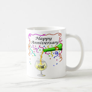 Caneca De Café 50th aniversário de casamento