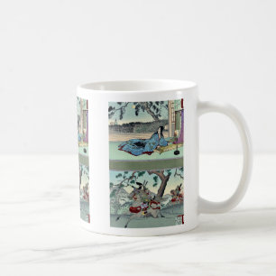 Caneca De Café 51: Kogo nenhum Tsubone; 52: Tomoe Gozen Ukiyoe