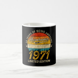 Caneca De Café 54 anos de idade 1971 Retro Incrível 54º presente 