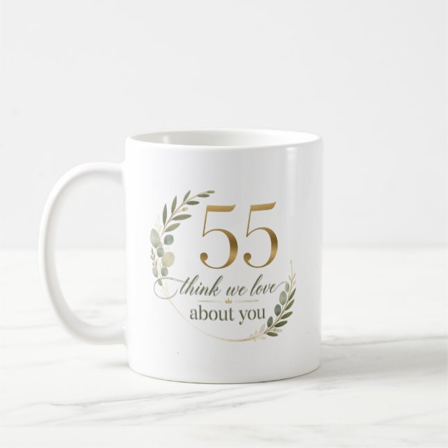 Caneca De Café 55 Coisas Que Amamos Sobre Você (Esquerda)