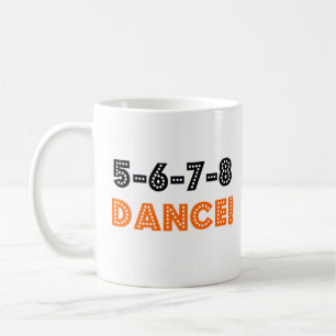 Caneca De Café 5-6-7-8 dança