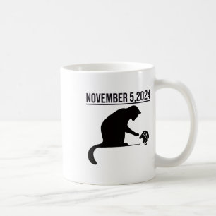 Caneca De Café 5 De Novembro De 2024 A Revolução Dos Gatos Para M