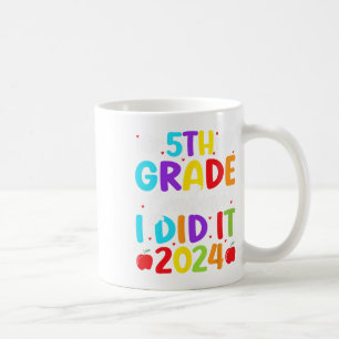 Caneca De Café 5 Formando I Fez 2024 No Último Dia Da Escola