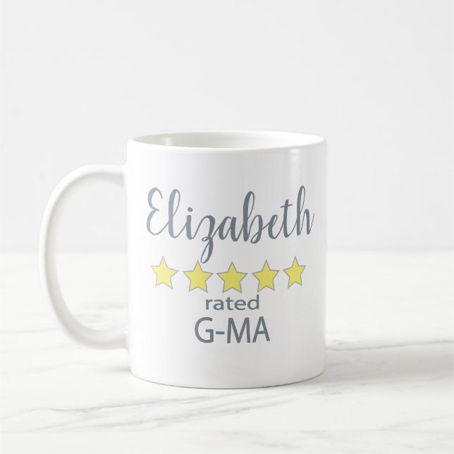 Caneca De Café 5 Mães G com classificação de 5 estrelas (Esquerda)