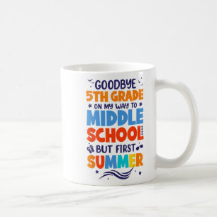 Caneca De Café 5 No Meu Caminho Para O Ensino Médio, Mas Primeira