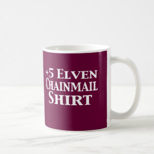 Caneca De Café +5 presentes da camisa de Elven Chainmail