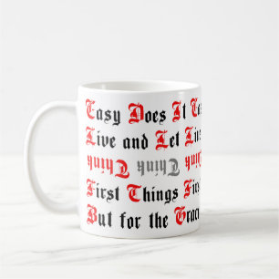 Caneca De Café 5 Sobriedade tradicional Slogans Mug