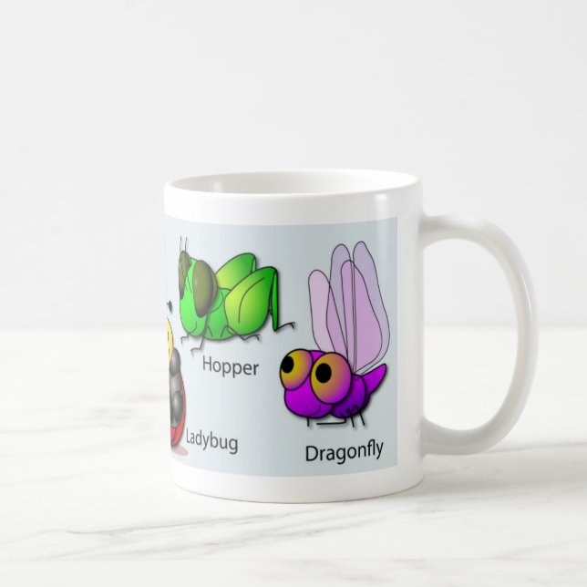 Caneca De Café 5HappyBugs (Direita)