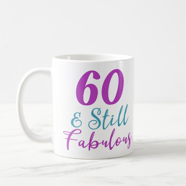 Caneca De Café 60.º aniversário ainda fabuloso (Esquerda)