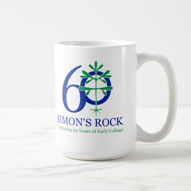 Caneca De Café 60 Anos de Simon's Rock (Direita)