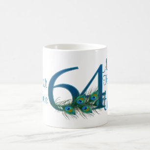 Caneca De Café # 64 - 64th aniversário de casamento ou 64th