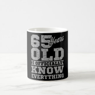 Caneca De Café 65 ANOS, 65 anos, Pai de presente de aniversário s