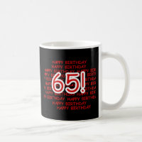 65th aniversário feliz