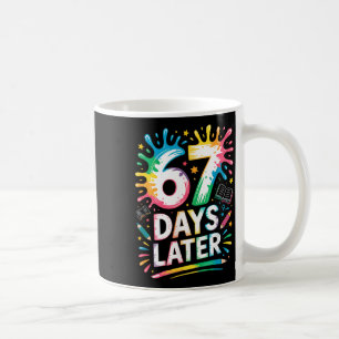 Caneca De Café 67º Dia De Escola 67 Meme Professor Aluno 67 Dias