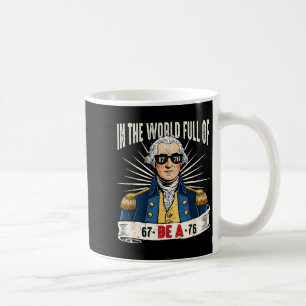 Caneca De Café 67 a 76 Meme Engraçado da História de George Washi