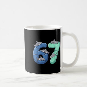 Caneca De Café 67 Animais Engraçado 67 Brainrot Juventude Criança