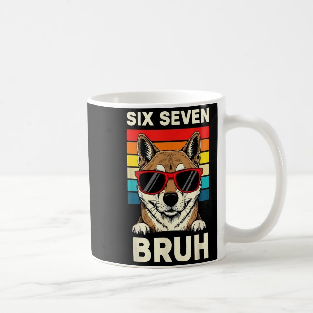 Caneca De Café 67 Animals Funny 67 Brainrot Youth Kids Dog 67  (Direita)