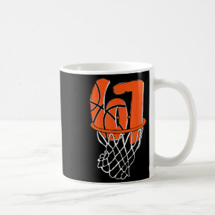 Caneca De Café 67 Basquetebol Seis Sete 6 7 Meme Engraçado 67 Bas