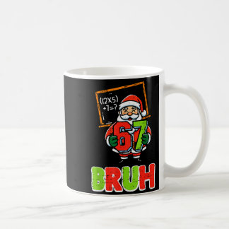 Caneca De Café 67 Bruh Papai Noel Natal Divertido 6 7 Meme Xmas M