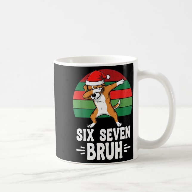 Caneca De Café 67 Christmas Funny 67 Brainrot Youth Kids Dog 67  (Direita)