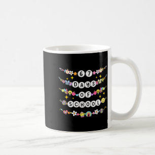 Caneca De Café 67 Dias De Escola Engraçado Pulseira Para Meninas