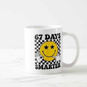 Caneca De Café 67 Dias Mais Inteligente Divertido Seis Sete 6 7 G