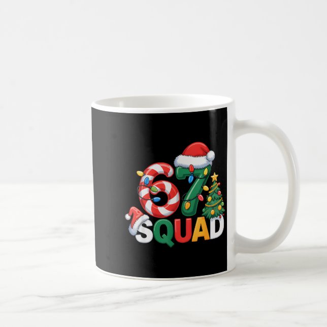 Caneca De Café 67 Esquadra Esquadra Professor Natal Design Engraç (Direita)