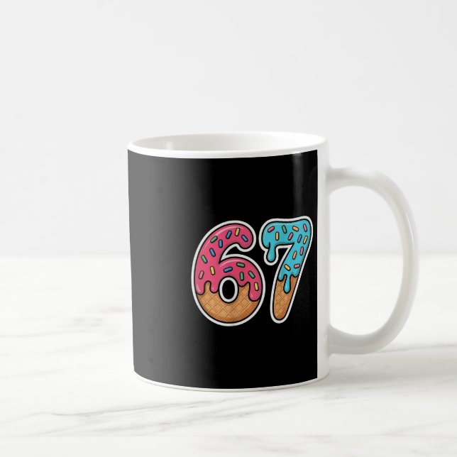 Caneca De Café 67 Gotejamento de Sorvete (no Ck)  (Direita)