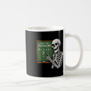Caneca De Café 67 Halloween Matemática Divertida Seis Sete Meme B