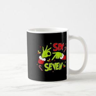 Caneca De Café 67 Humor de Meme 6-7 Natal Divertido Seis Sete Nat