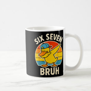 Caneca De Café 67 Meme 6 7 Bruh Pato Dabbing Seis Sete Bruh Engra