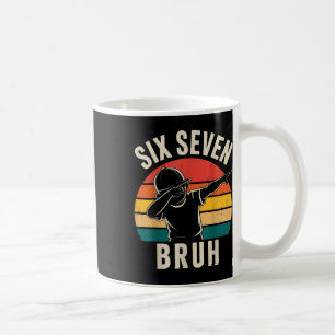 Caneca De Café 67 Meme 6 7 Números Dabbing Seis Sete Bruh 