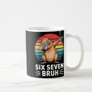 Caneca De Café 67 Meme Capivara Engraçado Seis Sete Bruh Humor Pa