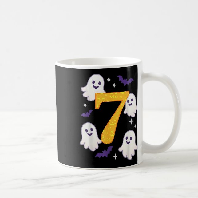 Caneca De Café 67 Meme de Halloween Engraçado Seis Sete Fantasia  (Direita)