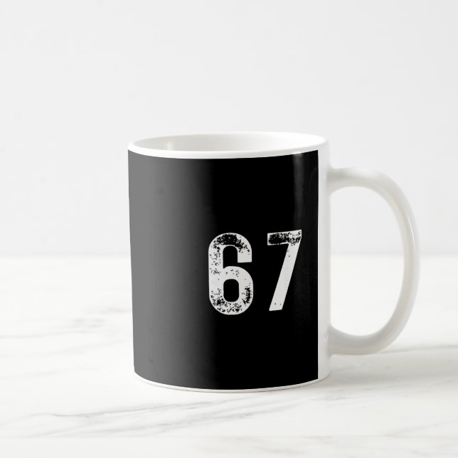 Caneca De Café 67 - Meme Engraçado (Direita)