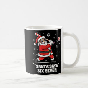 Caneca De Café 67 Meme Engraçado Seis Sete Natal 6-7 Meme Papai N