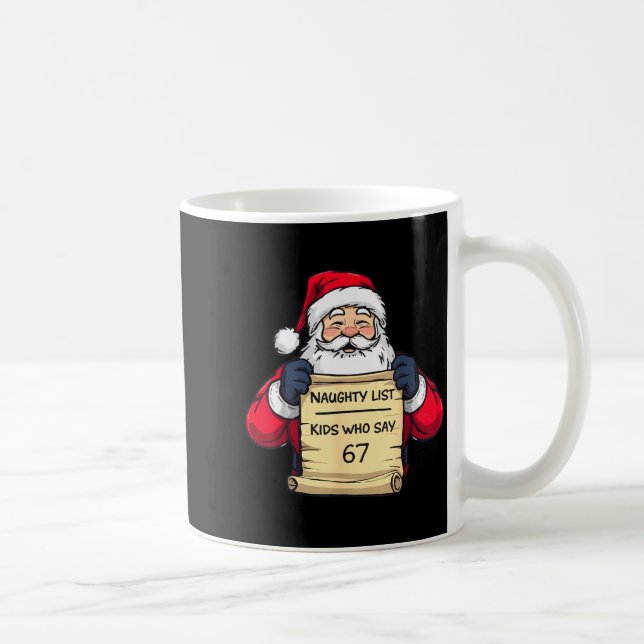Caneca De Café 67 Meme Funny Six Seven Christmas For Men Women Ki (Direita)