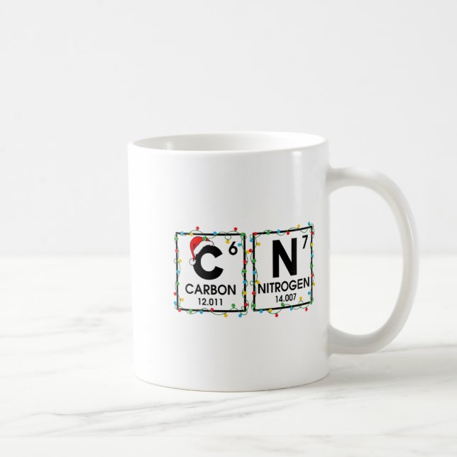 Caneca De Café 67 Meme Funny Teacher Science Periodic Table 67 Ch (Direita)