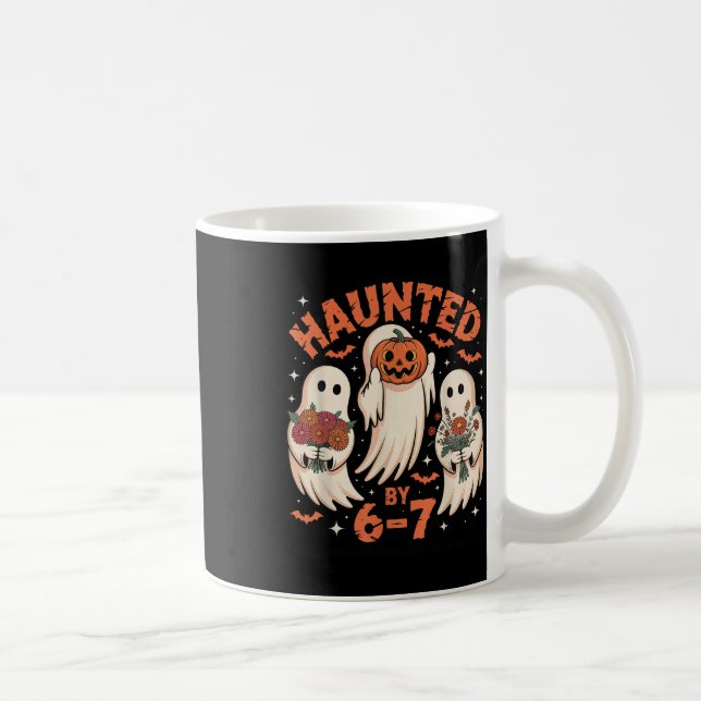 Caneca De Café 67 Meme Halloween Assombrado  (Direita)