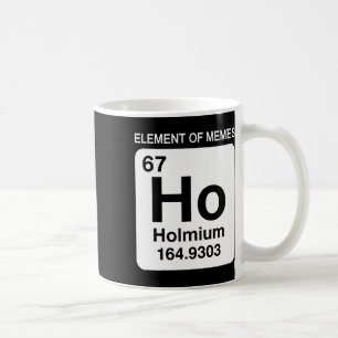 Caneca De Café 67 Meme Número Elemento Da Tabela Periódica De Mem