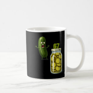 Caneca De Café 67 Meme Picles Surpresa Um Pote De Picles Fatiados