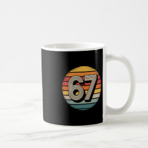 Caneca De Café 67 Meme Seis Sete 6 7 Camisa Meme Número Engraçado