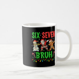 Caneca De Café 67 Meme Seis Sete Bruh Dabbing Papai Noel 6 7 Nata